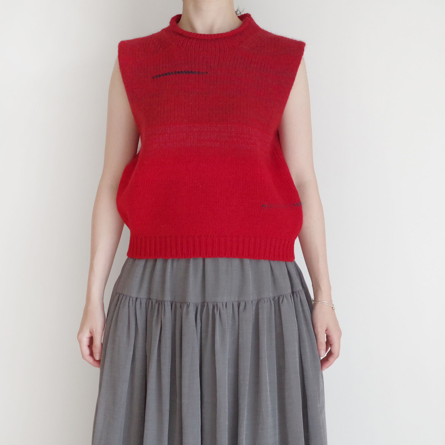 ECOLE DE CURIOSITES ��������ɥ���ꥪ���� : KLYDE Jersey Melange Stitch �˥åȥ٥���