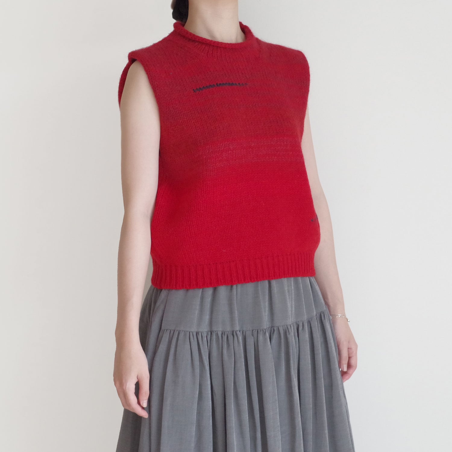 ECOLE DE CURIOSITES ��������ɥ���ꥪ���� : KLYDE Jersey Melange Stitch �˥åȥ٥���