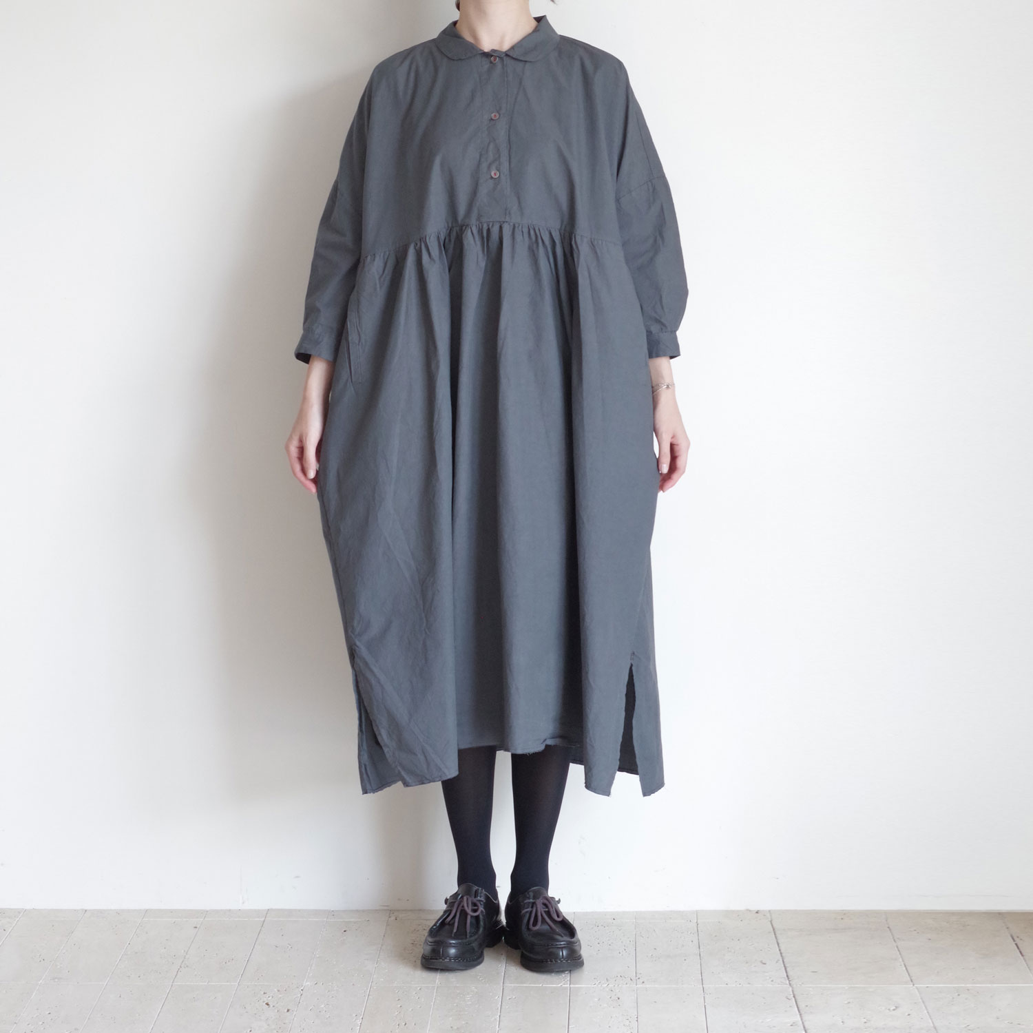 H+ HANNOH WESSEL ���å���ץ�她���Ρ��������� : Davinia DRESS (ZINC OLD) ���ԡ���