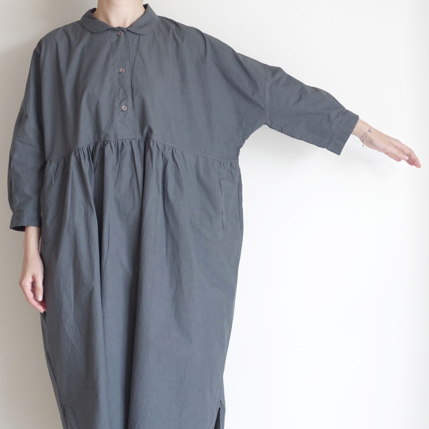 H+ HANNOH WESSEL ���å���ץ�她���Ρ��������� : Davinia DRESS (ZINC OLD) ���ԡ���