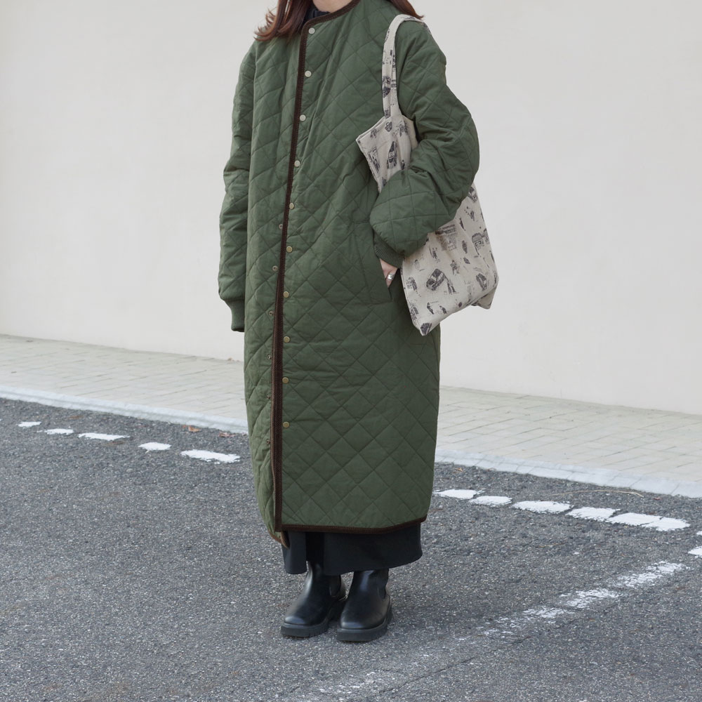 R&D.M.Co- ������ɥޥ󥺥ơ��顼 : QUILTING LONG COAT ����ƥ��󥰥��󥰥�����