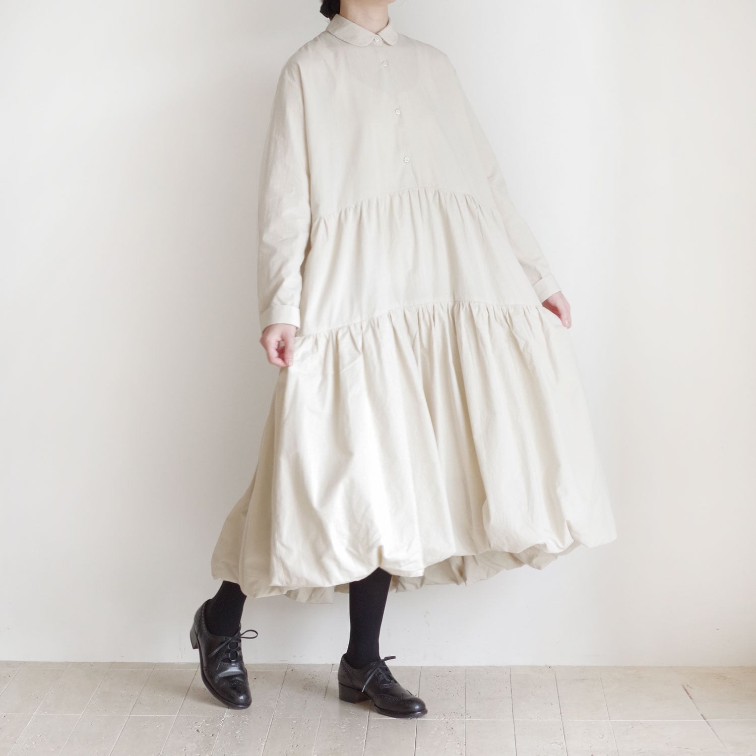 ECOLE DE CURIOSITES ��������ɥ���ꥪ���� : DEBBIE Cotton Poplin �Х롼��ƥ������ɥ��ԡ���