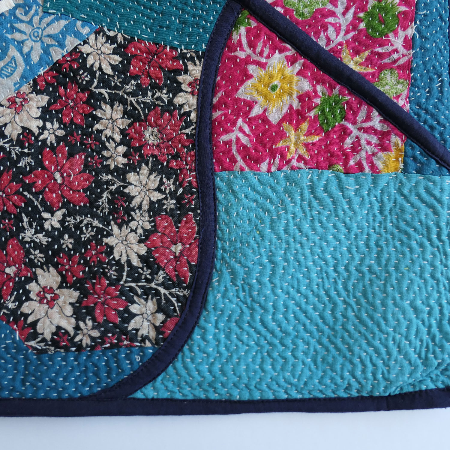 NAMAI �ʥޥ���THE TARUN QUILTED KANTHA BAG ���󥿥���ȥȡ��ȥХå�(I)