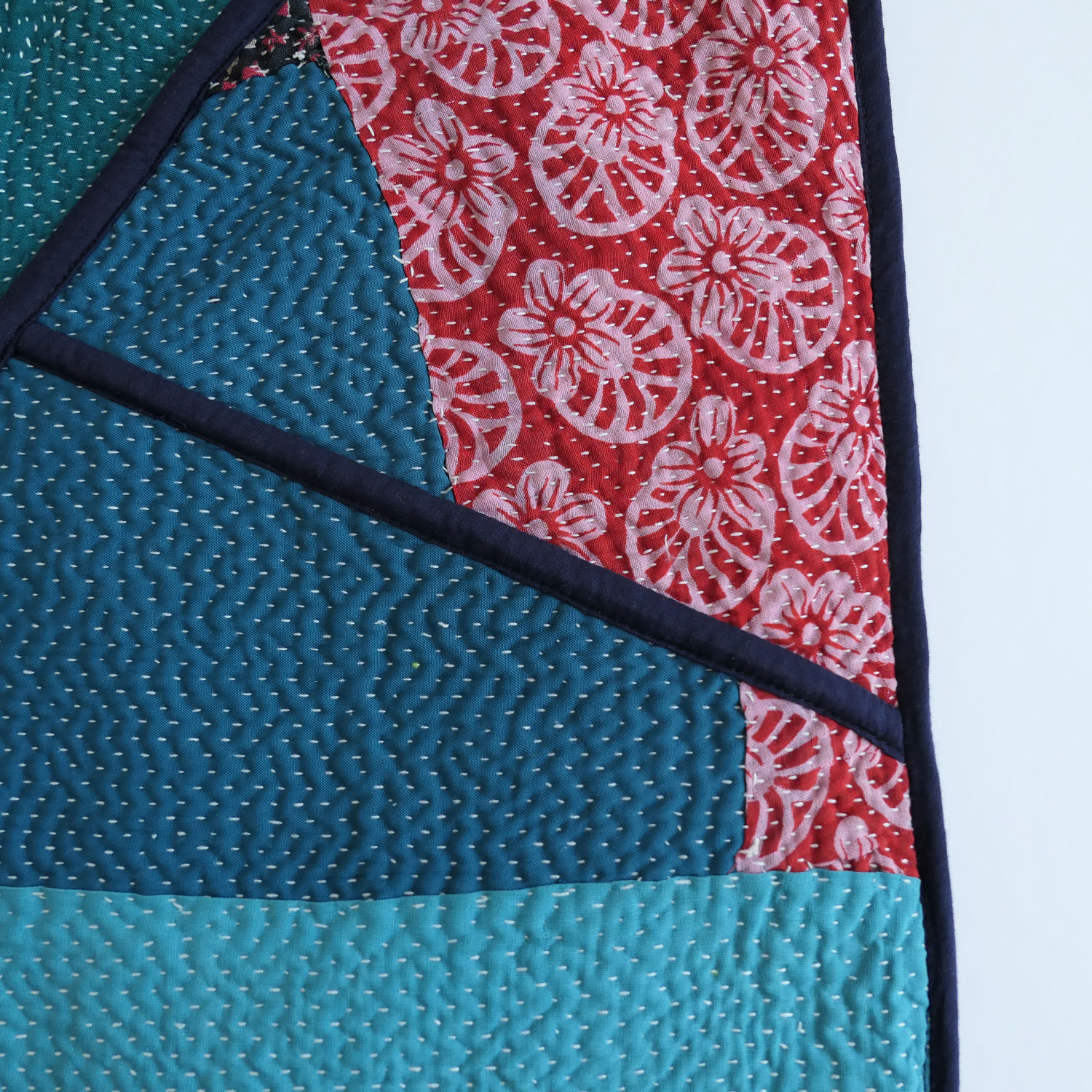 NAMAI �ʥޥ���THE TARUN QUILTED KANTHA BAG ���󥿥���ȥȡ��ȥХå�(I)