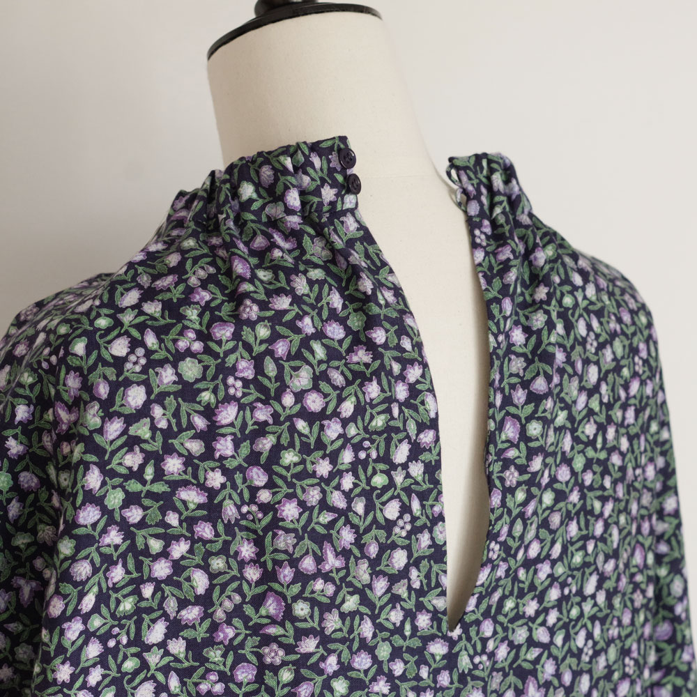 R&D.M.Co- ɥޥ󥺥ơ顼 : COTTAGE FLOWER HIGH NECK RAGLAN DRESS ץȥԡ