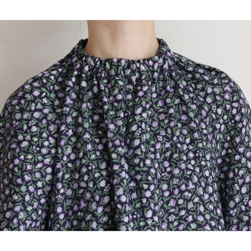 R&D.M.Co- ɥޥ󥺥ơ顼 : COTTAGE FLOWER HIGH NECK RAGLAN DRESS ץȥԡ