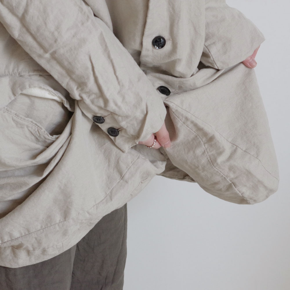 GARMENT REPRODUCTION OF WORKERS��NEW AMISH COAT �˥塼�����ߥå��女����(BEIGE)