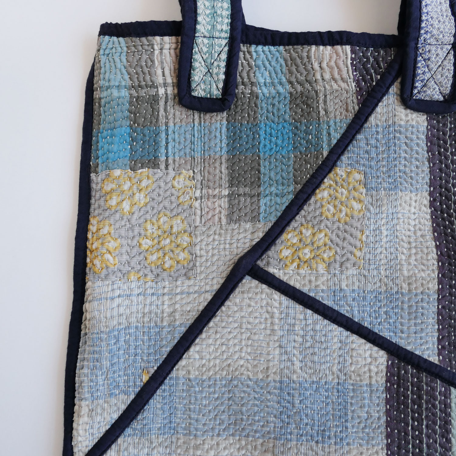 NAMAI �ʥޥ���THE TARUN QUILTED KANTHA BAG ���󥿥���ȥȡ��ȥХå�(J)