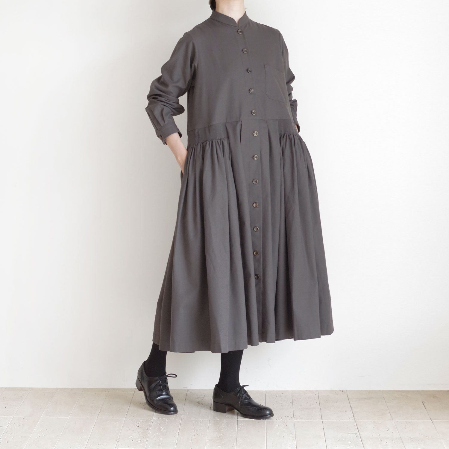 ECOLE DE CURIOSITES ɥꥪ : CLARA Washed Cotton Wool Twill ԡ