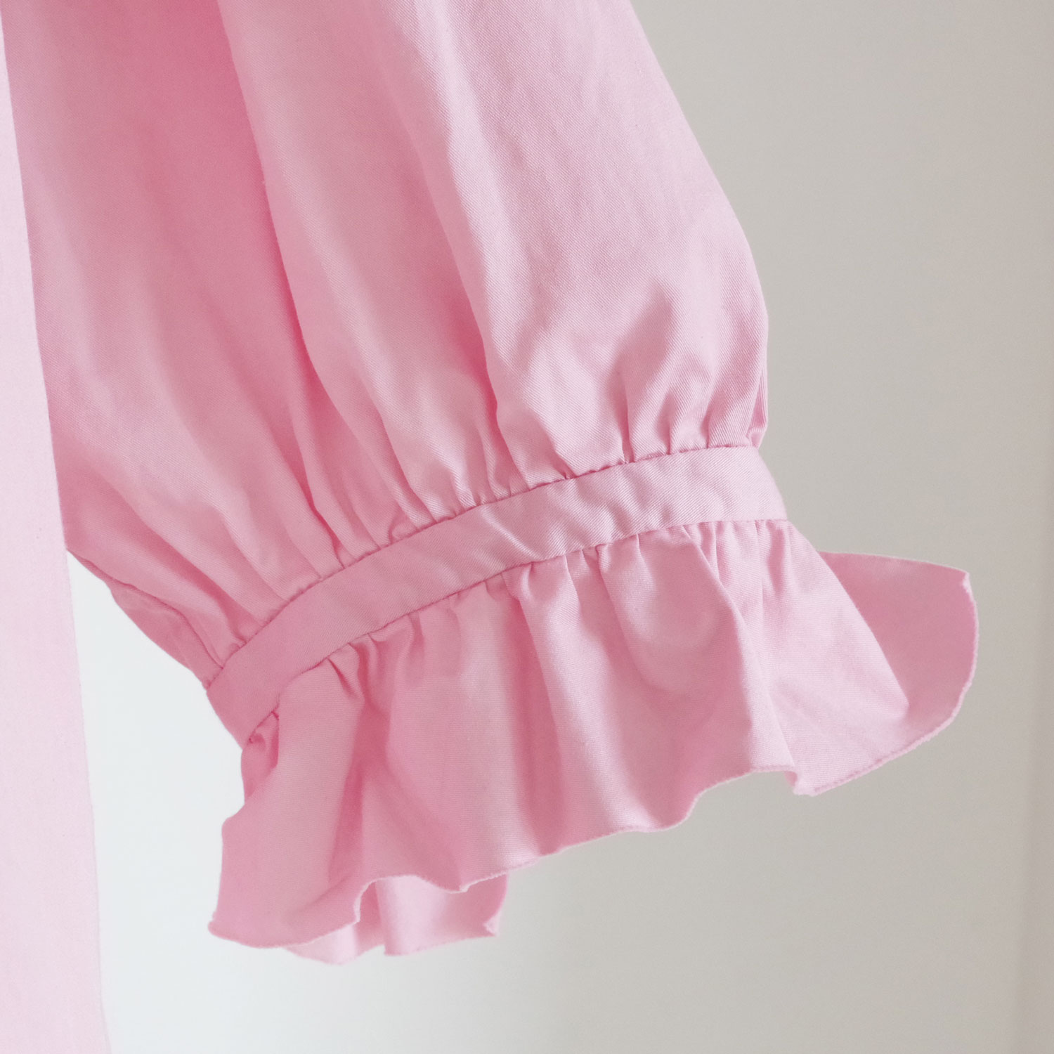 R&D.M.Co- ������ɥޥ󥺥ơ��顼 : G.D TWILL COTTON FRILL COLOR BLOUSE �ե�륫�顼�֥饦��