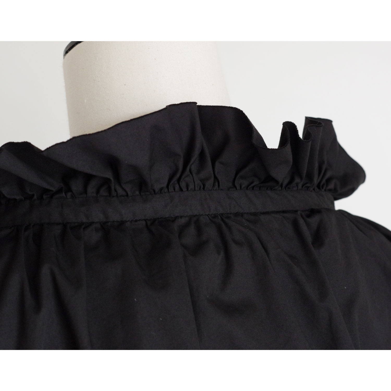 R&D.M.Co- ������ɥޥ󥺥ơ��顼 : G.D TWILL COTTON FRILL COLOR BLOUSE �ե�륫�顼�֥饦��