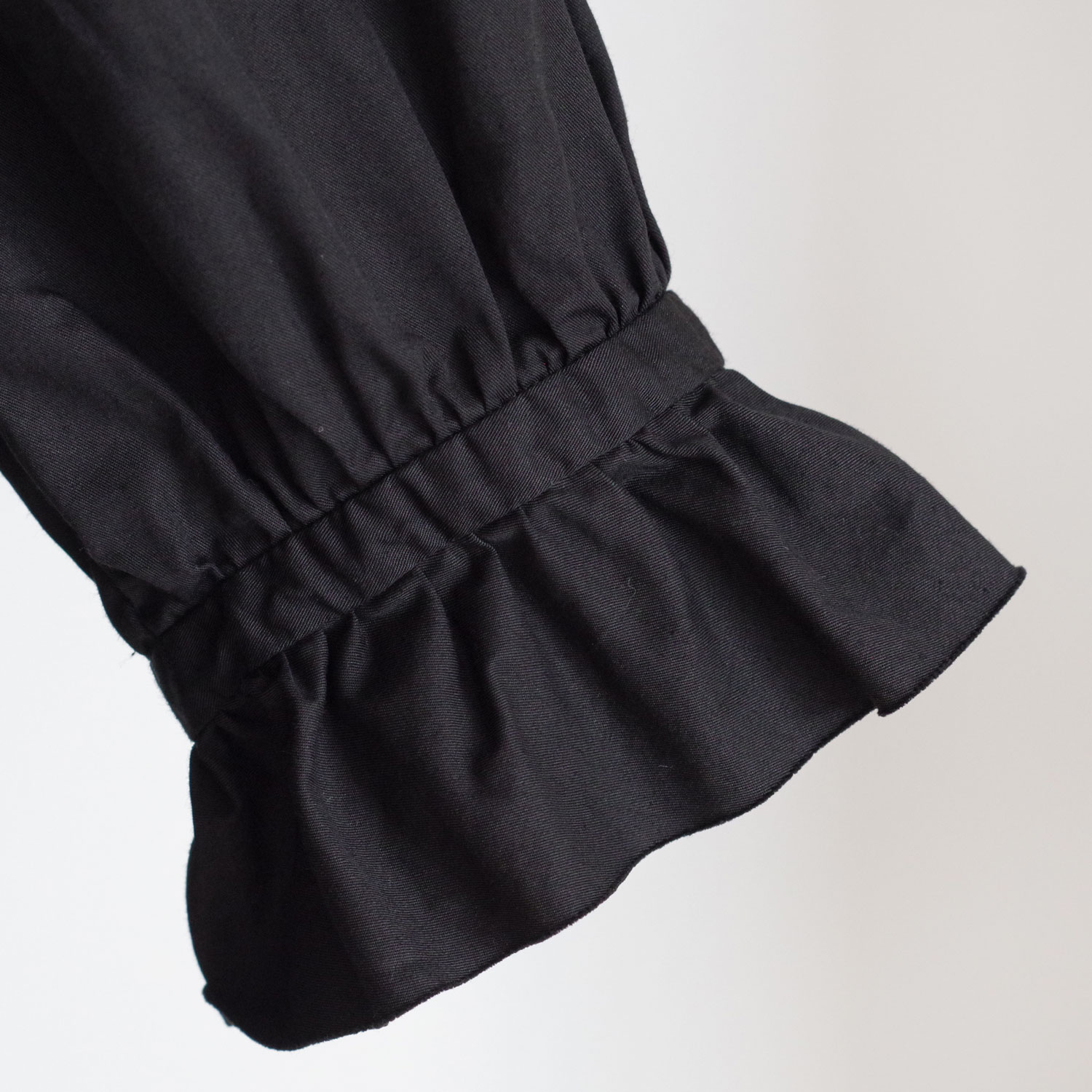 R&D.M.Co- ������ɥޥ󥺥ơ��顼 : G.D TWILL COTTON FRILL COLOR BLOUSE �ե�륫�顼�֥饦��