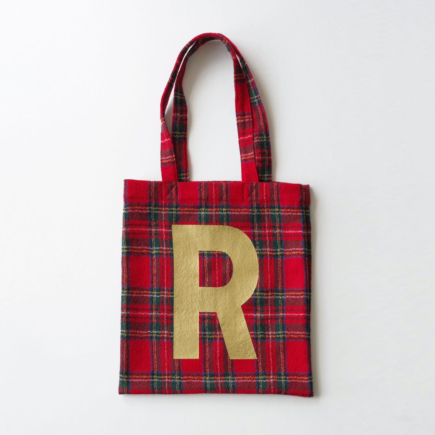 R&D.M.Co- オールドマンズテーラー : WOOL TARTAN CHECK R TOTE BAG