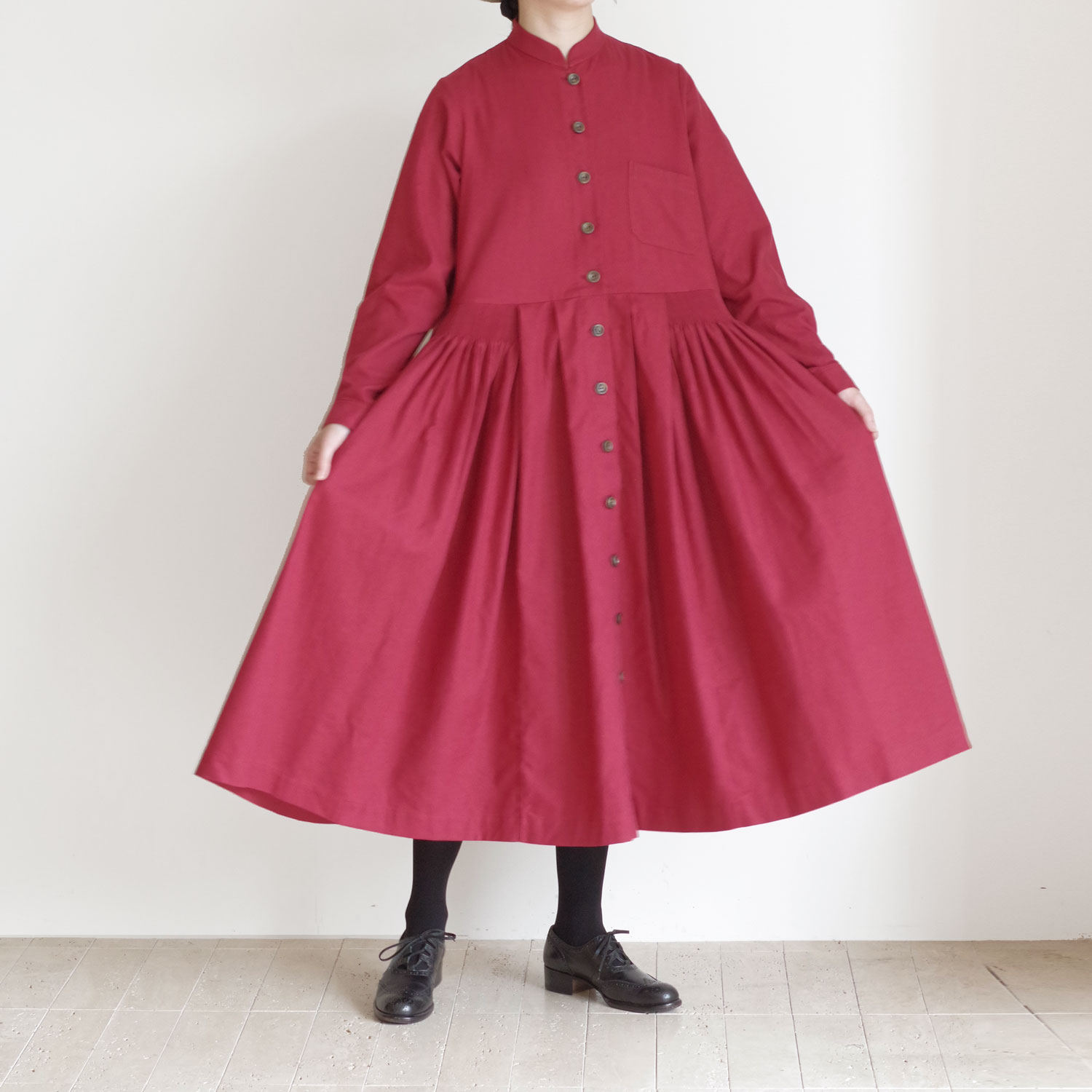 ECOLE DE CURIOSITES ��������ɥ���ꥪ���� : CLARA Washed Cotton Wool Twill ���ԡ���������