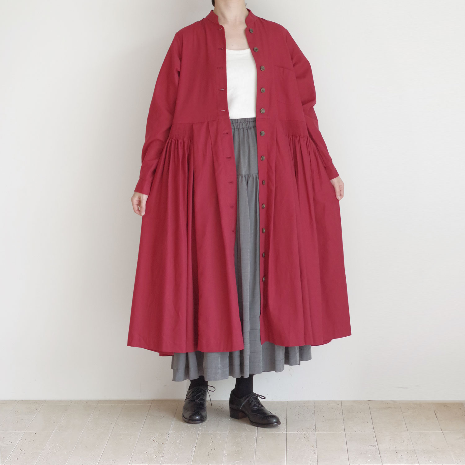 ECOLE DE CURIOSITES ��������ɥ���ꥪ���� : CLARA Washed Cotton Wool Twill ���ԡ���������