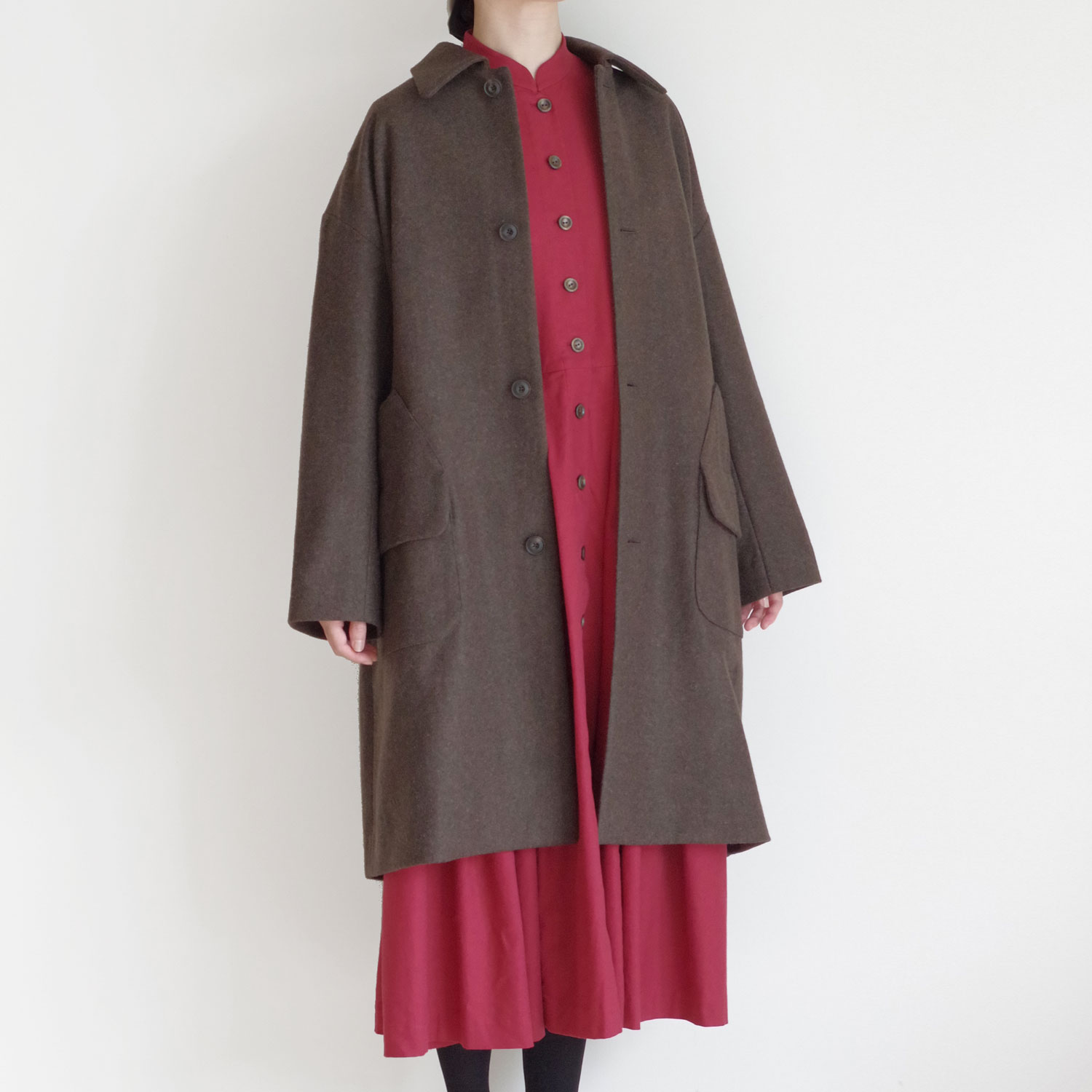 ECOLE DE CURIOSITES ��������ɥ���ꥪ���� : CLARA Washed Cotton Wool Twill ���ԡ���������