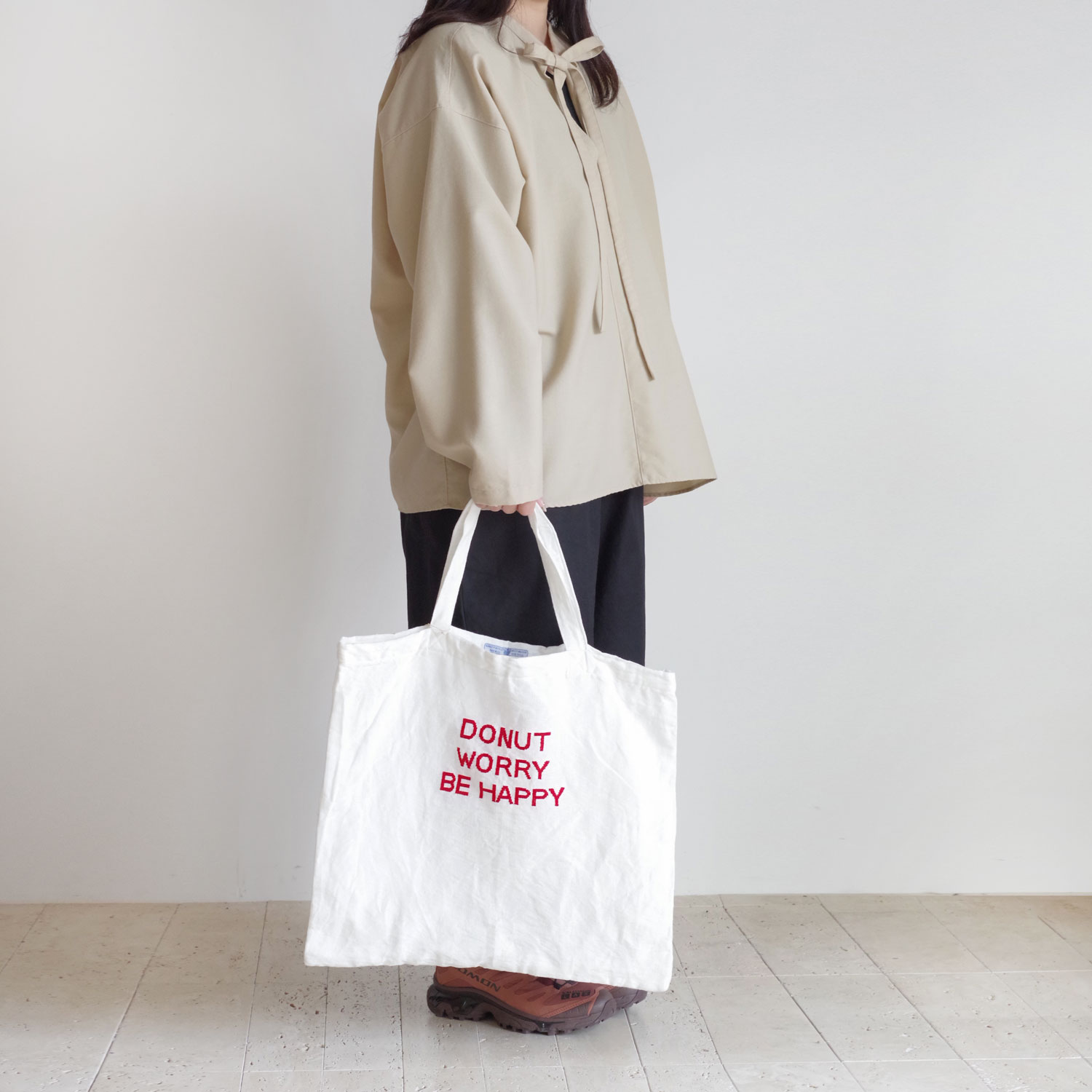 R&D.M.Co- ������ɥޥ󥺥ơ��顼 : TOTE BAG (DONUT WORRY) �ȡ��ȥХå�
