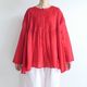�᥾��ɥ����� maison de soil��CREW-NECK BUTTON SHIRT WITH PINTUCK���ԥ󥿥å����롼�ͥå������