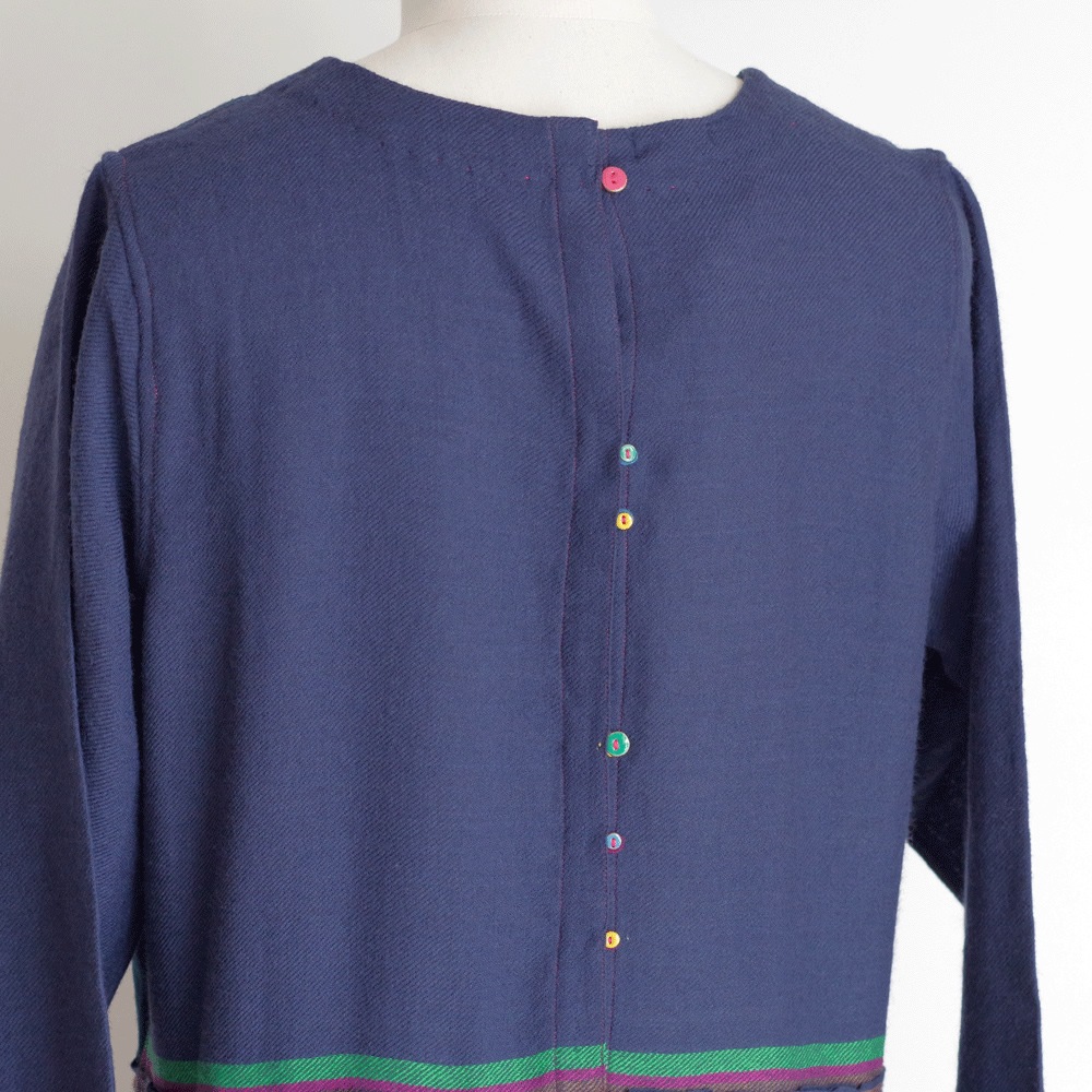 injiri ���󥸥� : Nilgiri-144 ���������ƥå��ɽ����ԡ���(Navy)