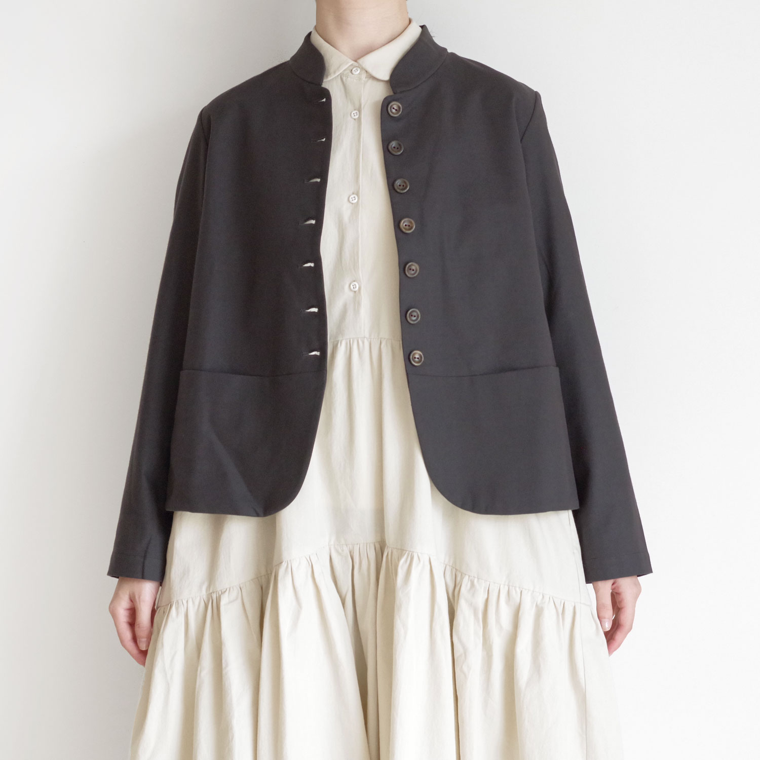 ECOLE DE CURIOSITES ɥꥪ : JESSICA Washed Cotton Wool Twill ɥ顼㥱å