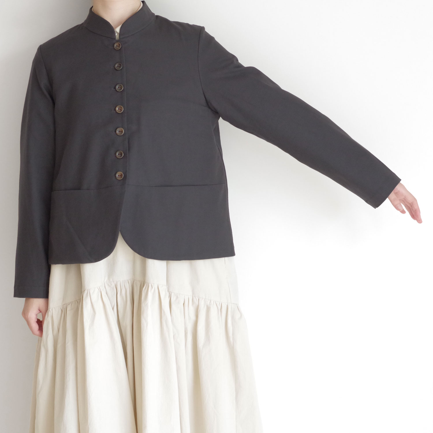 ECOLE DE CURIOSITES ɥꥪ : JESSICA Washed Cotton Wool Twill ɥ顼㥱å