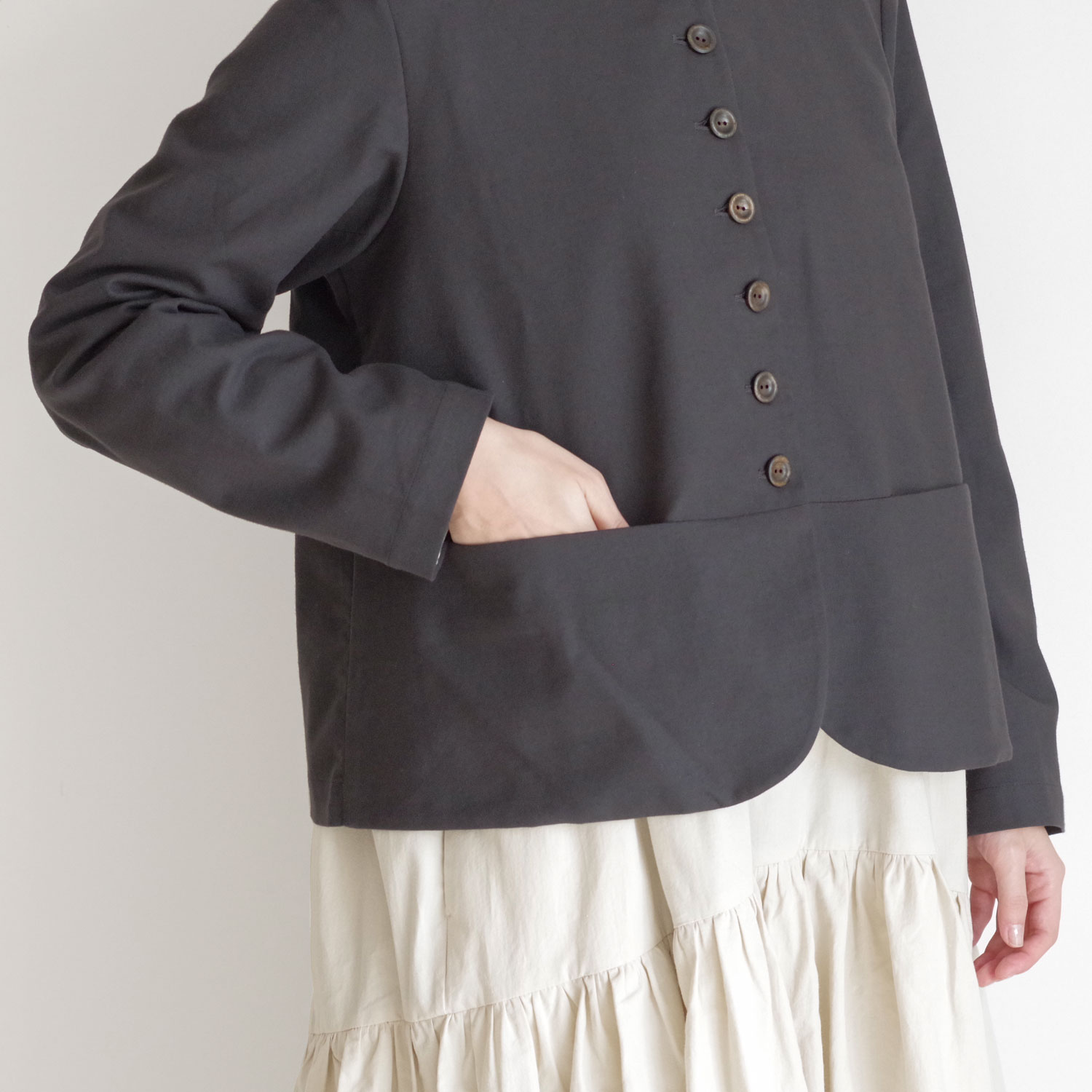 ECOLE DE CURIOSITES ɥꥪ : JESSICA Washed Cotton Wool Twill ɥ顼㥱å