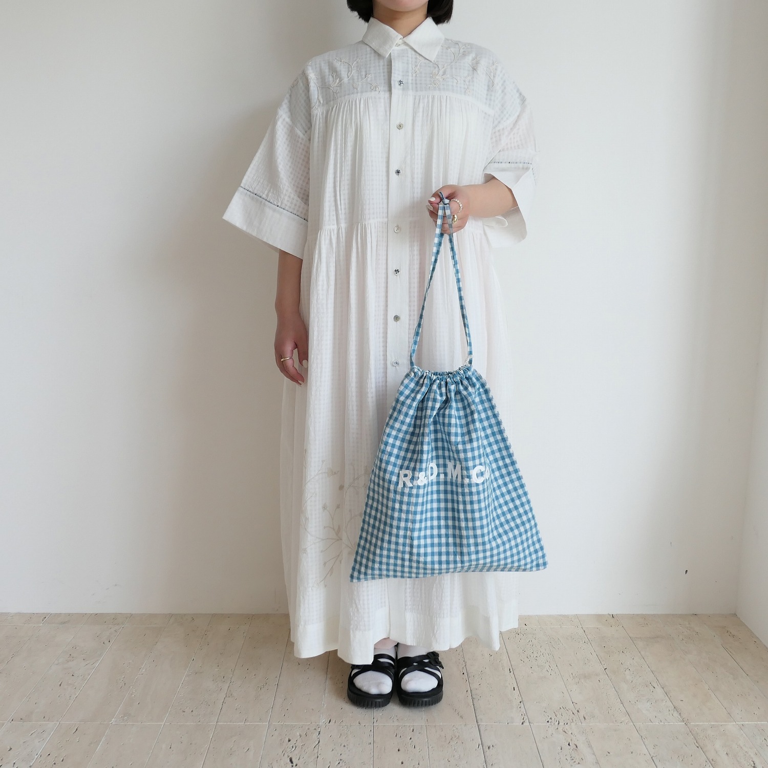R&D.M.Co- ������ɥޥ󥺥ơ��顼 ��G.C DRAWSTRING BAG ����Хå�
