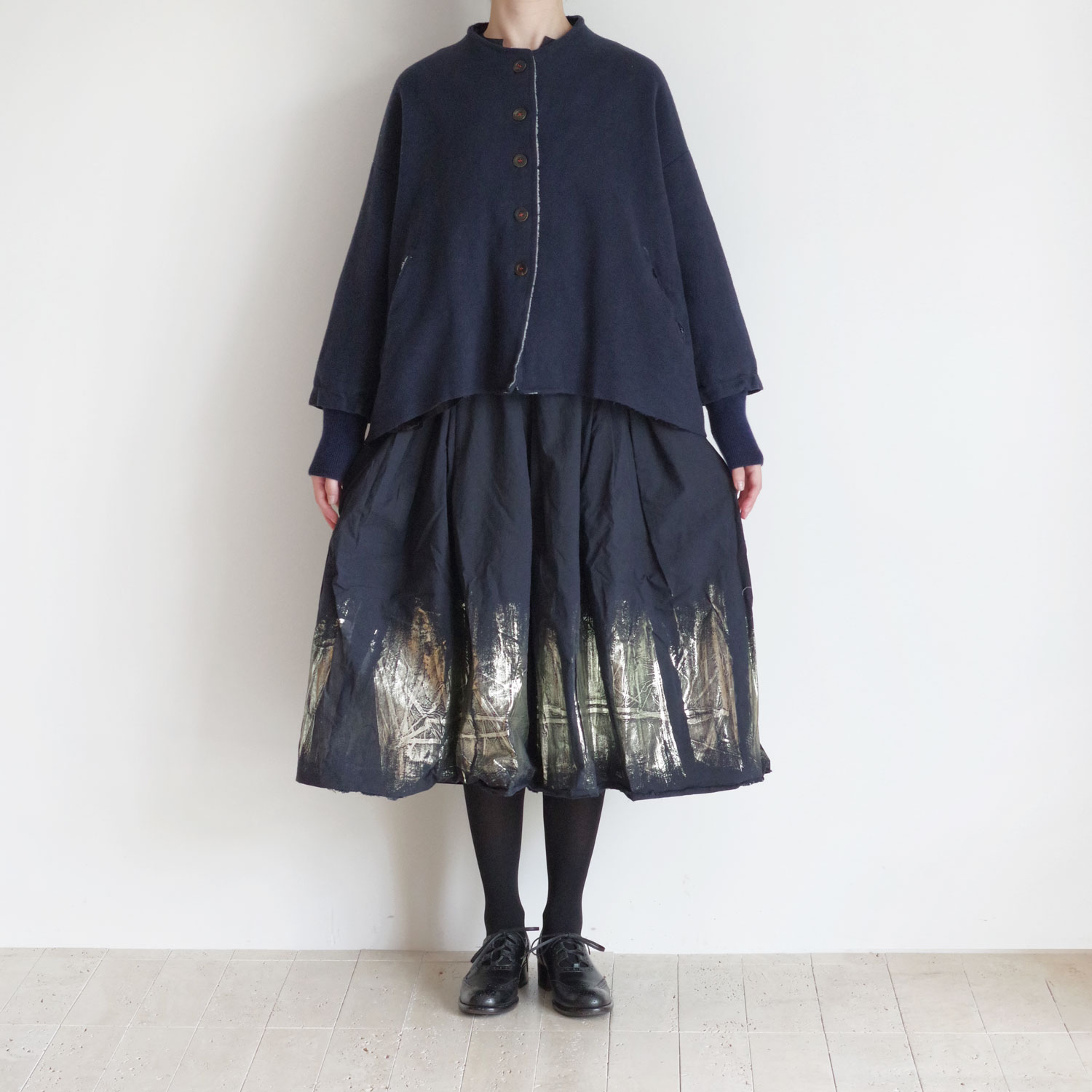 H+ HANNOH WESSEL åץ她Ρ : Metallic Applique Skirt Jnes ɥץȥå