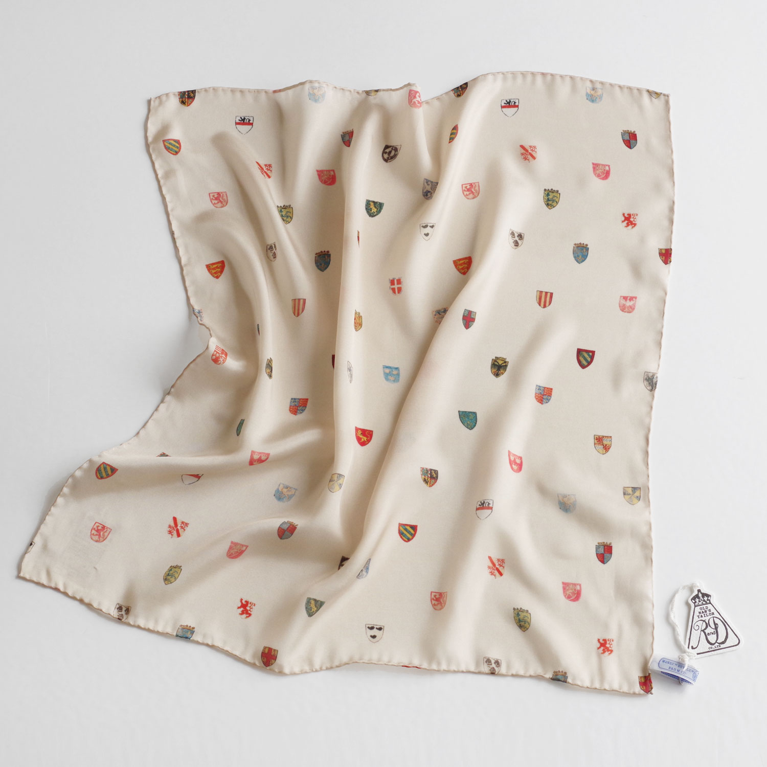 R&D.M.Co- ������ɥޥ󥺥ơ��顼 : COAT OF ARMS SILK SCARF ���륯��������