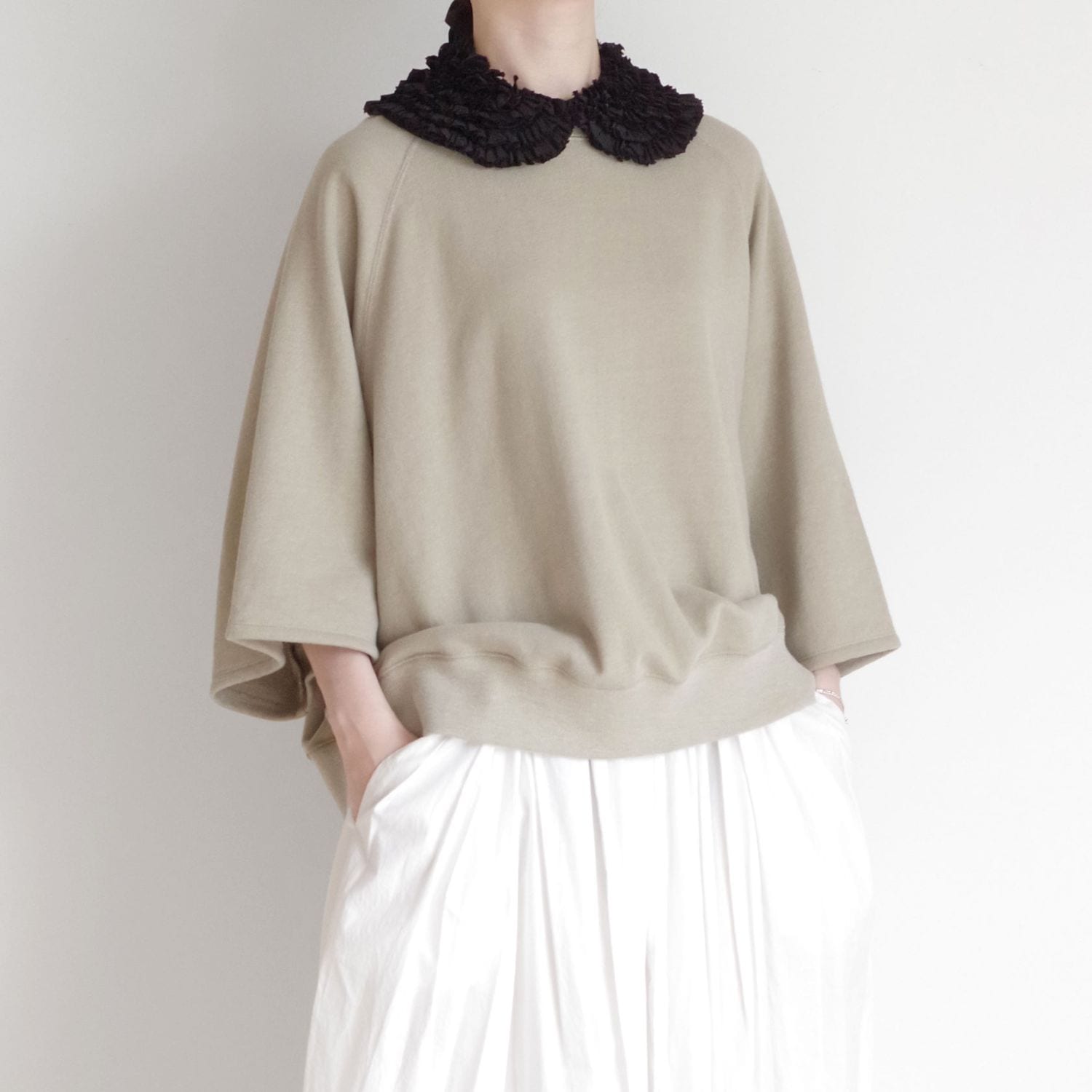 R&D.M.Co- ������ɥޥ󥺥ơ��顼 : G.D COTTON SILK FRILL COLLAR �ե�륫�顼