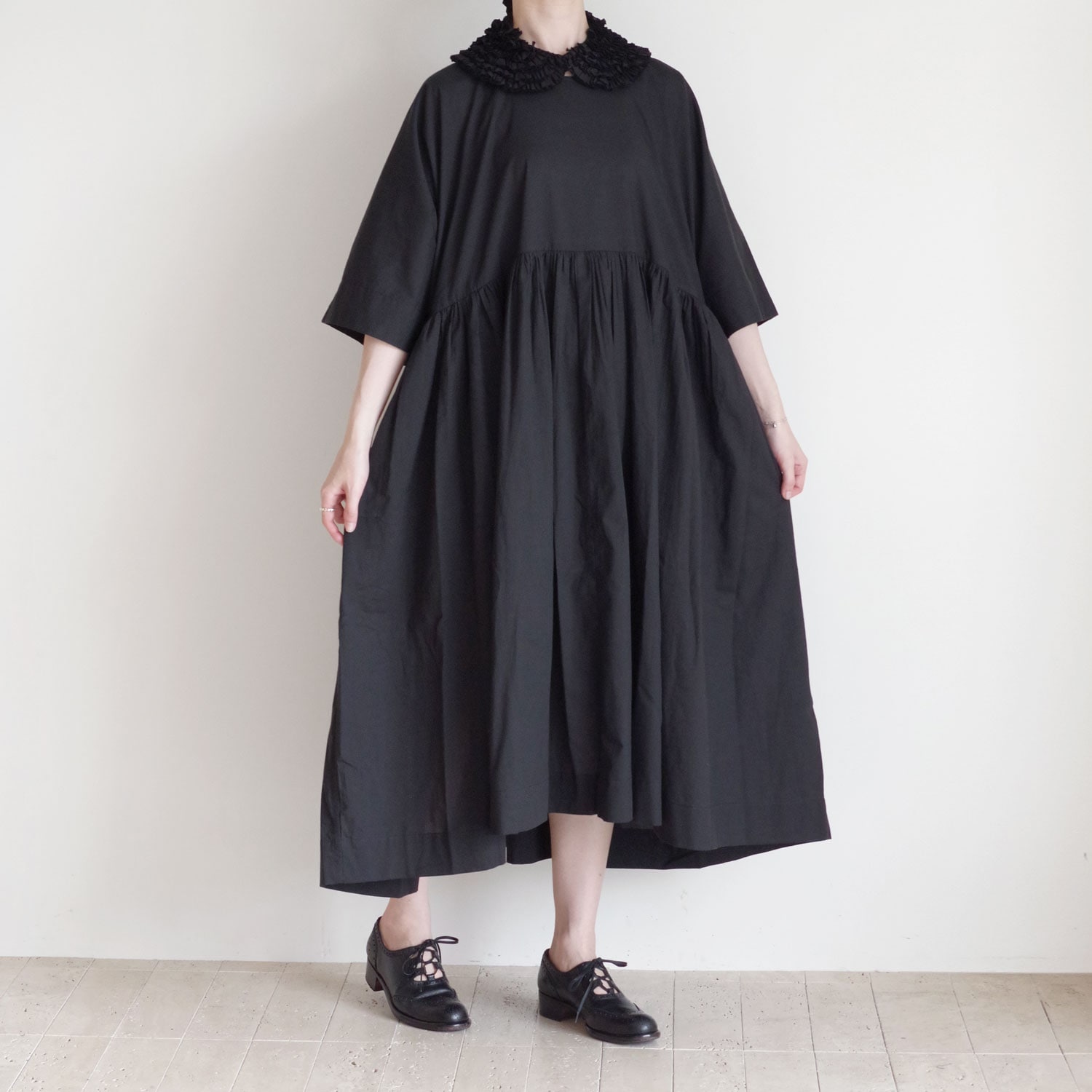 R&D.M.Co- ������ɥޥ󥺥ơ��顼 : G.D COTTON SILK FRILL COLLAR �ե�륫�顼