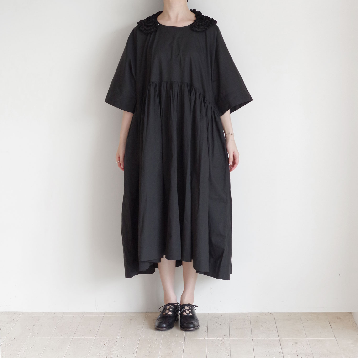 R&D.M.Co- ������ɥޥ󥺥ơ��顼 : G.D COTTON SILK FRILL COLLAR �ե�륫�顼