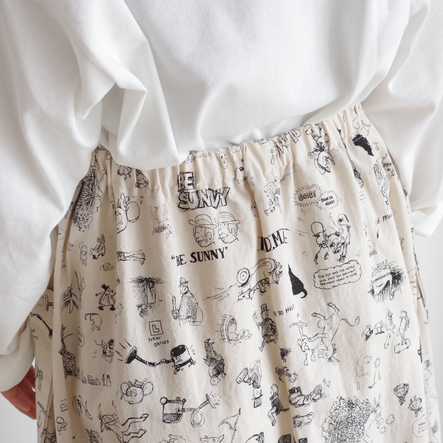 R&D.M.Co- ������ɥޥ󥺥ơ��顼 : GRAFFITI POCKET SKIRT �ݥ��åȥ�������