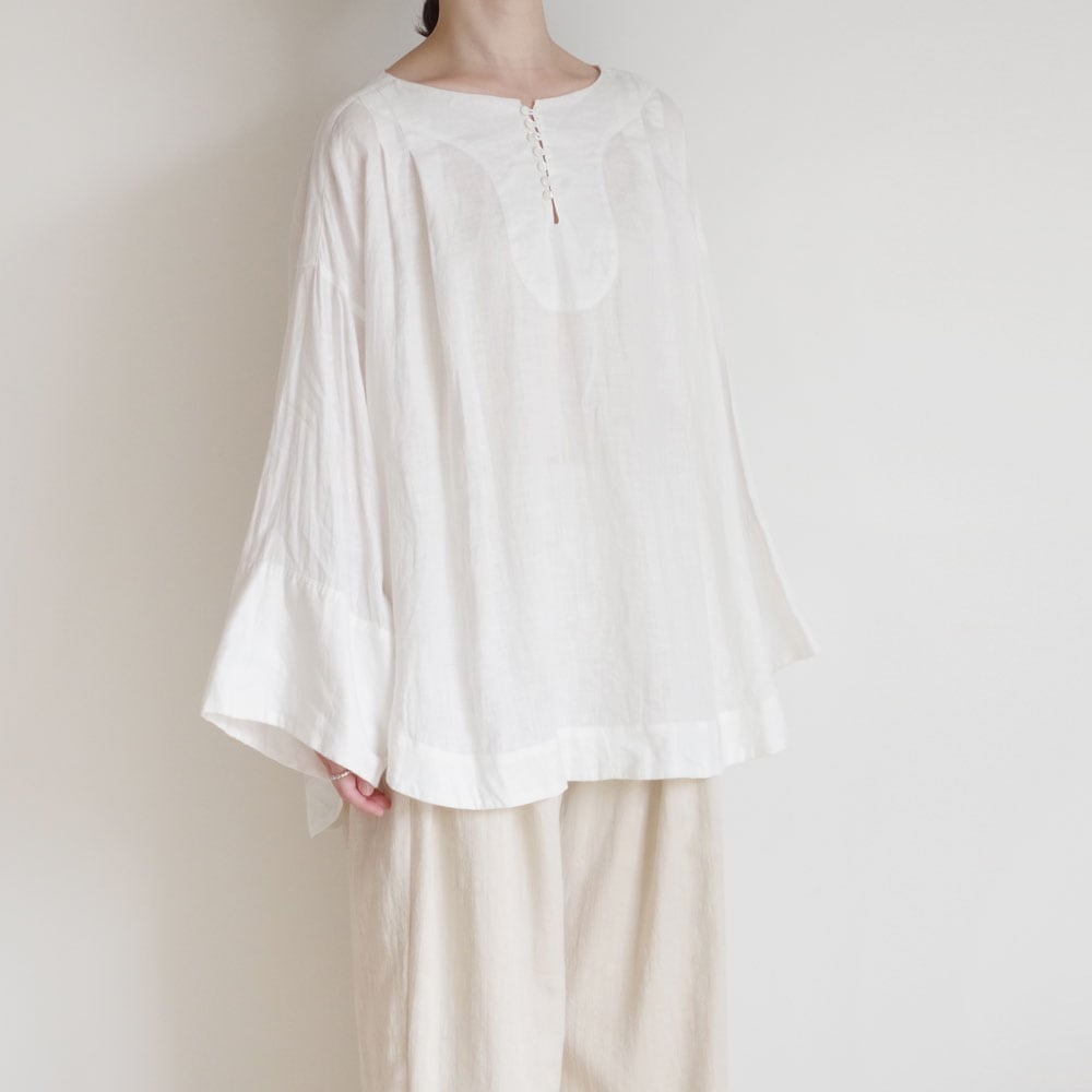 the last flower of the afternoon : ����� wide sleeve blouse