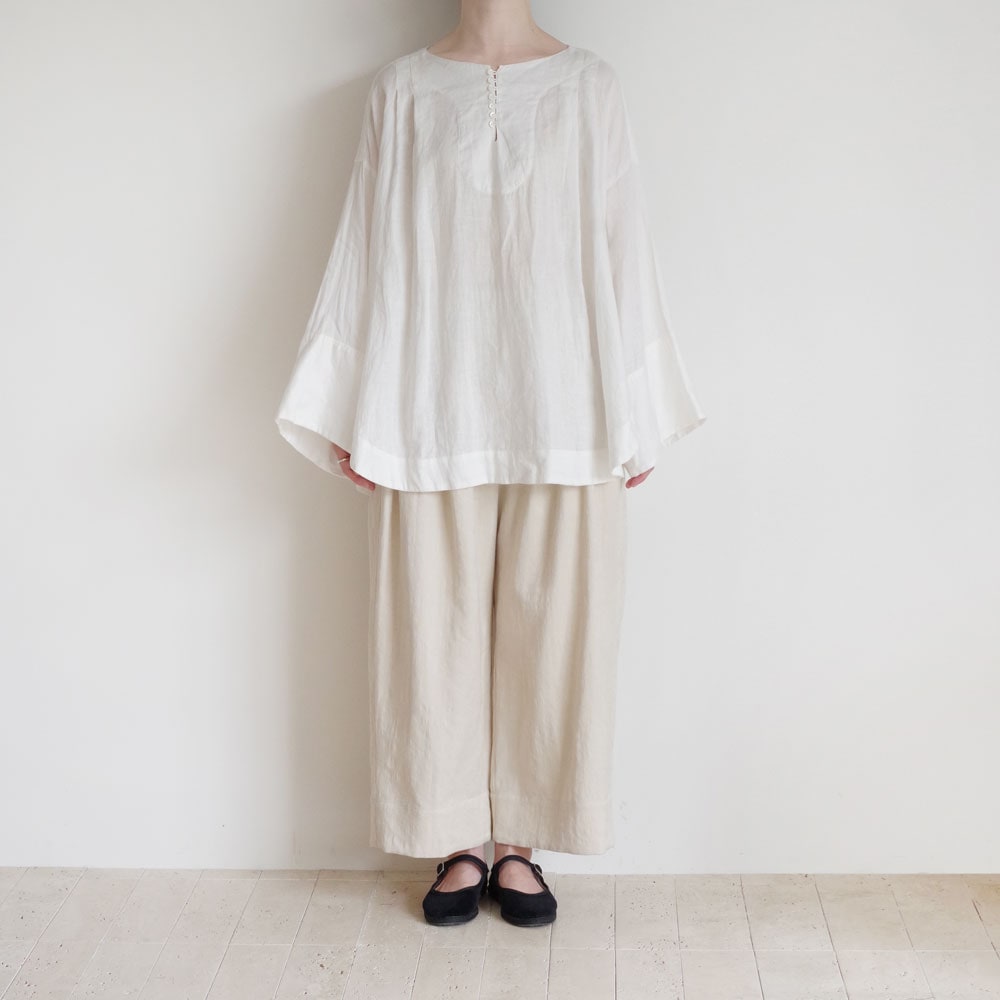 the last flower of the afternoon : ����� wide sleeve blouse