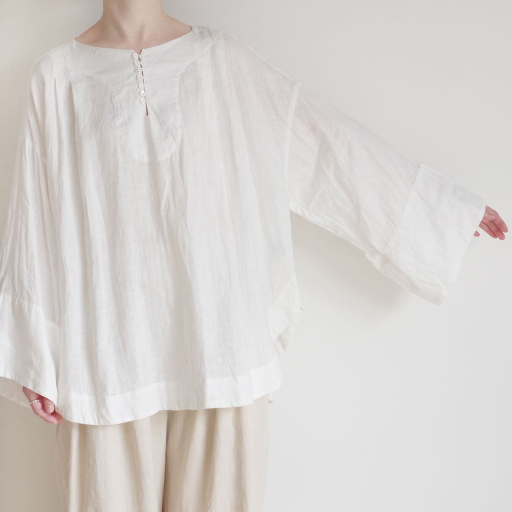 the last flower of the afternoon : ����� wide sleeve blouse