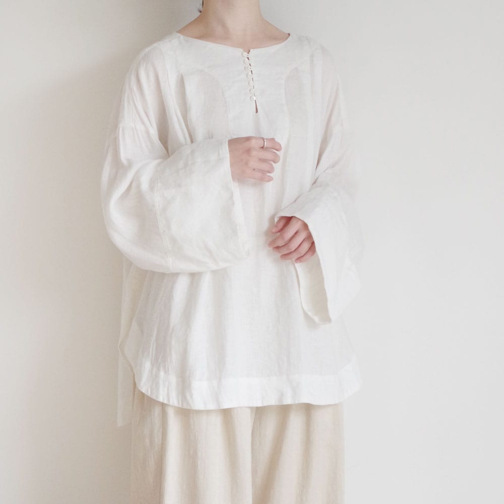 the last flower of the afternoon : ����� wide sleeve blouse