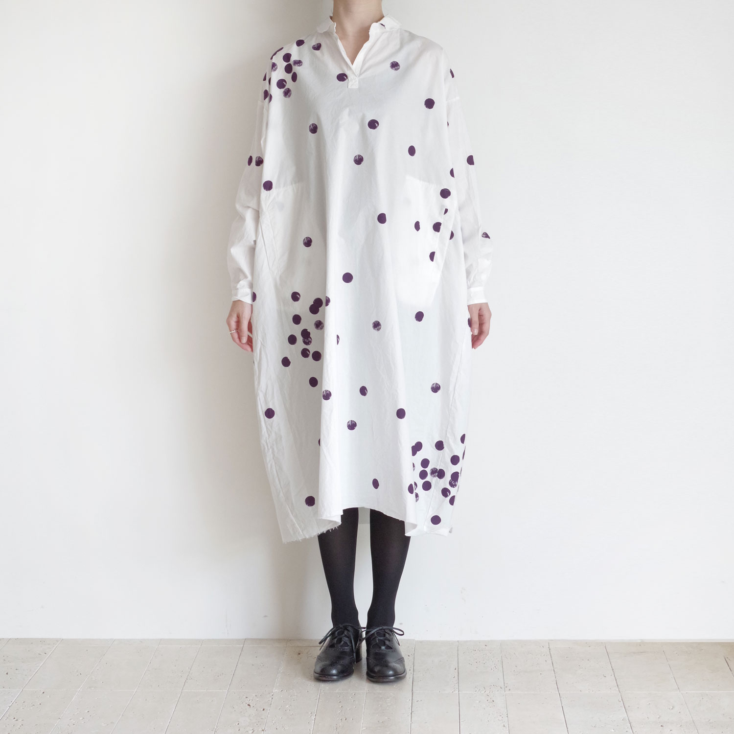 H+ HANNOH WESSEL ���å���ץ�她���Ρ��������� : Dress Print Dorinda ������ɥåȥץ륪���С����ԡ���