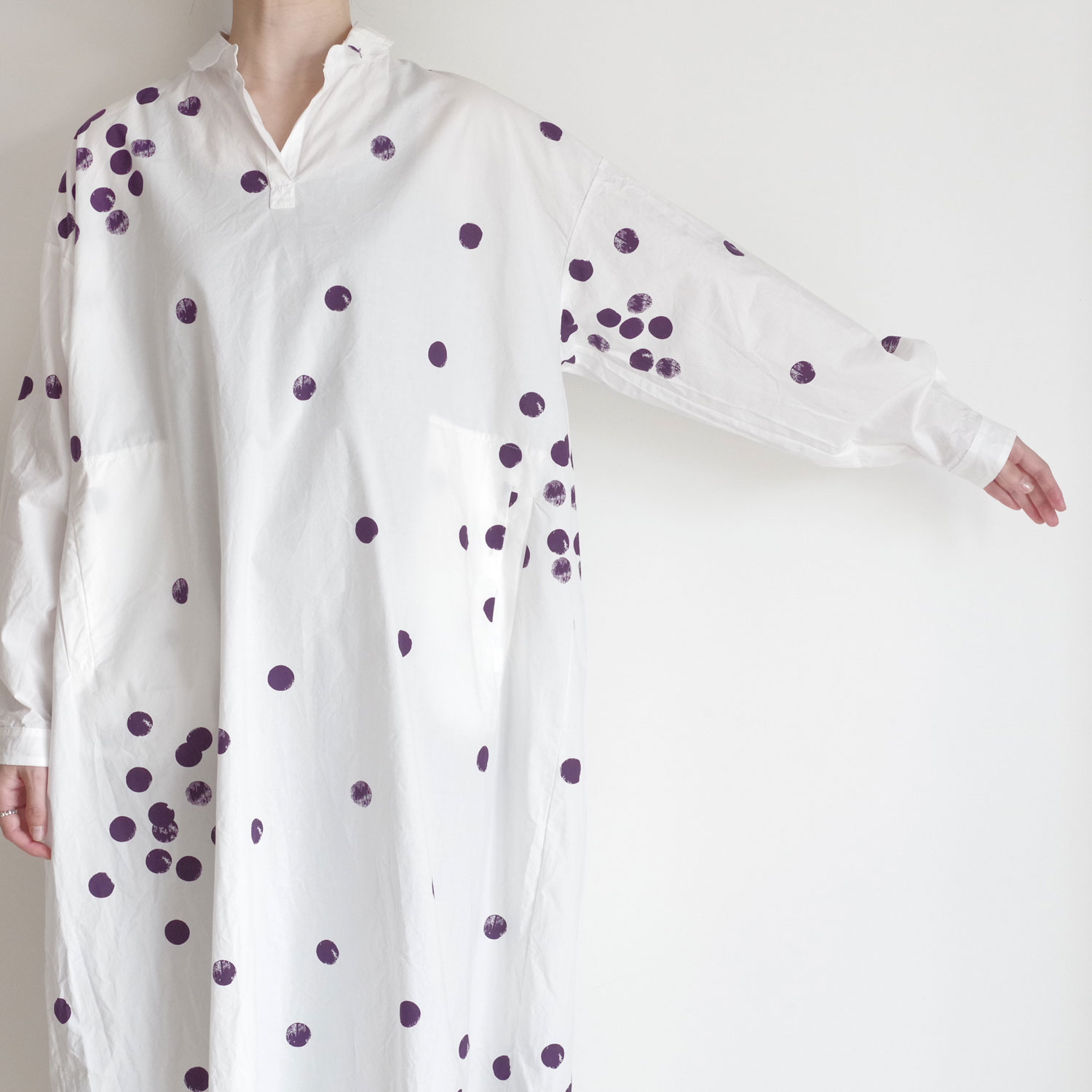 H+ HANNOH WESSEL ���å���ץ�她���Ρ��������� : Dress Print Dorinda ������ɥåȥץ륪���С����ԡ���