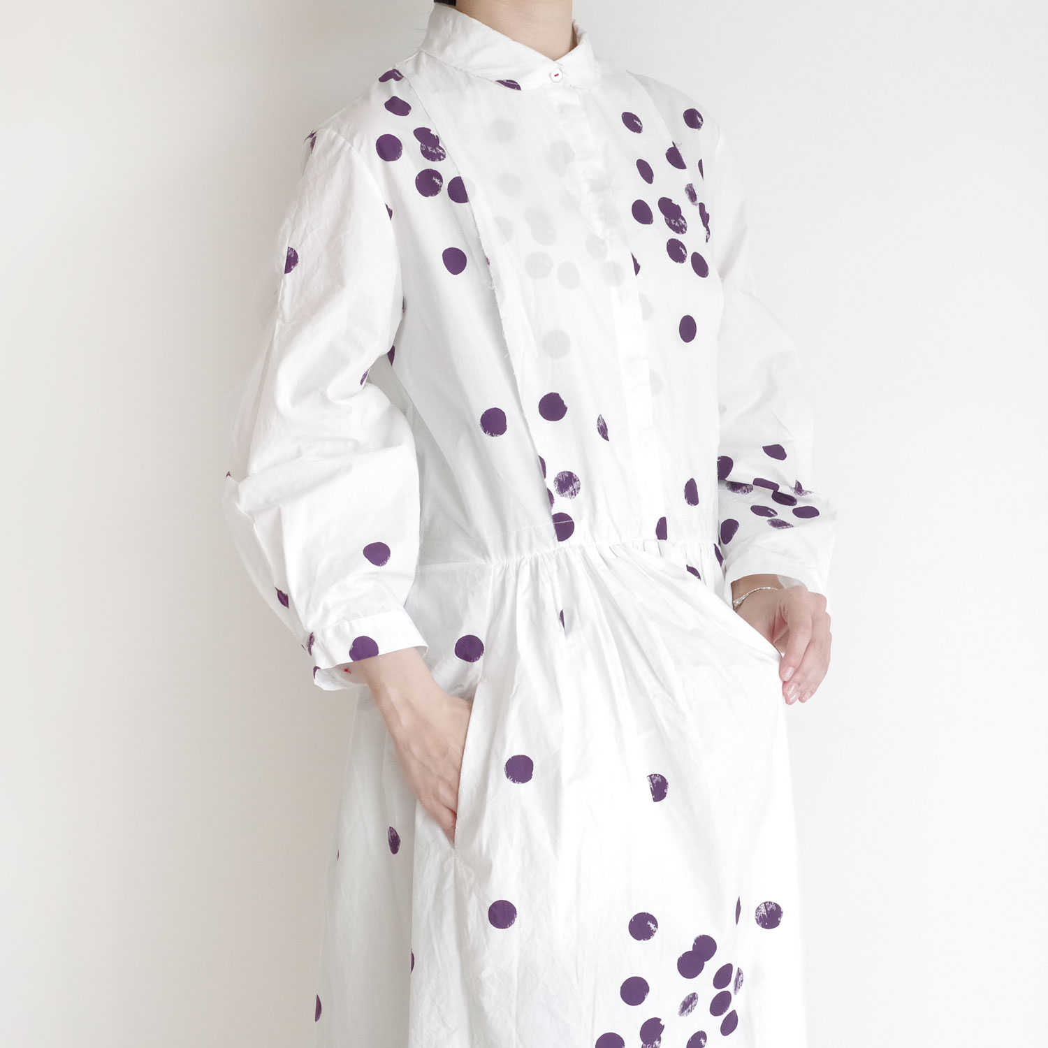 H+ HANNOH WESSEL ���å���ץ�她���Ρ��������� : Dress Print Duilia ������ɥåȥ��㥶�����ԡ���