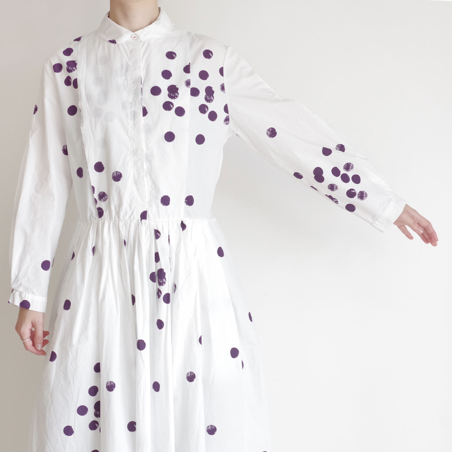 H+ HANNOH WESSEL ���å���ץ�她���Ρ��������� : Dress Print Duilia ������ɥåȥ��㥶�����ԡ���