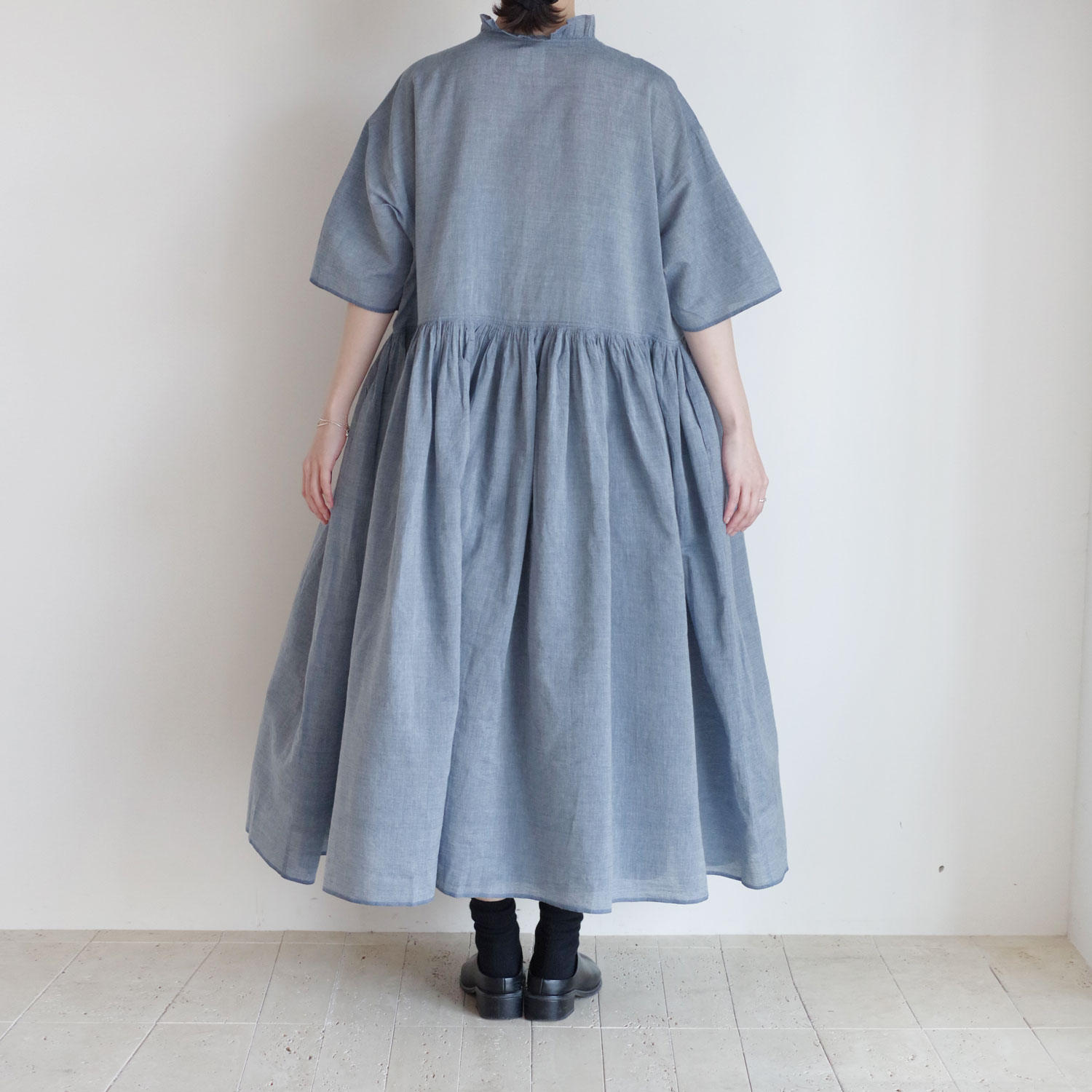 maison de soil �᥾��ɥ����� : FRILL COLLAR SHIRTS DRESS �ե�륫�顼����ĥɥ쥹