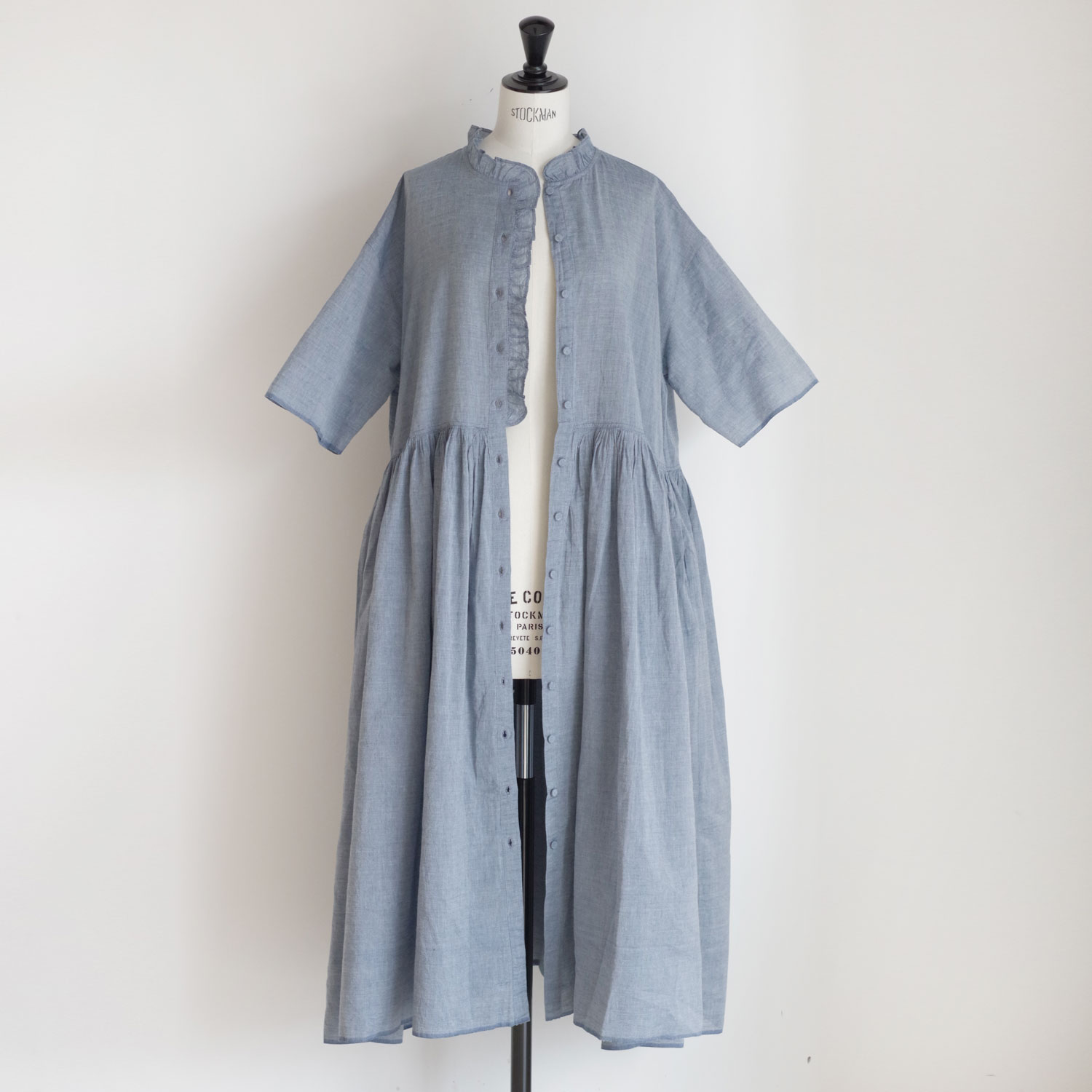 maison de soil �᥾��ɥ����� : FRILL COLLAR SHIRTS DRESS �ե�륫�顼����ĥɥ쥹