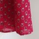 maison de soil �᥾��ɥ����� : 80s VOILE SMALL GENTIANA BLOCK PRINT SHIRT �ե������꡼�֥֥饦��
