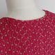 maison de soil �᥾��ɥ����� : 80s VOILE SMALL GENTIANA BLOCK PRINT SHIRT �ե������꡼�֥֥饦��