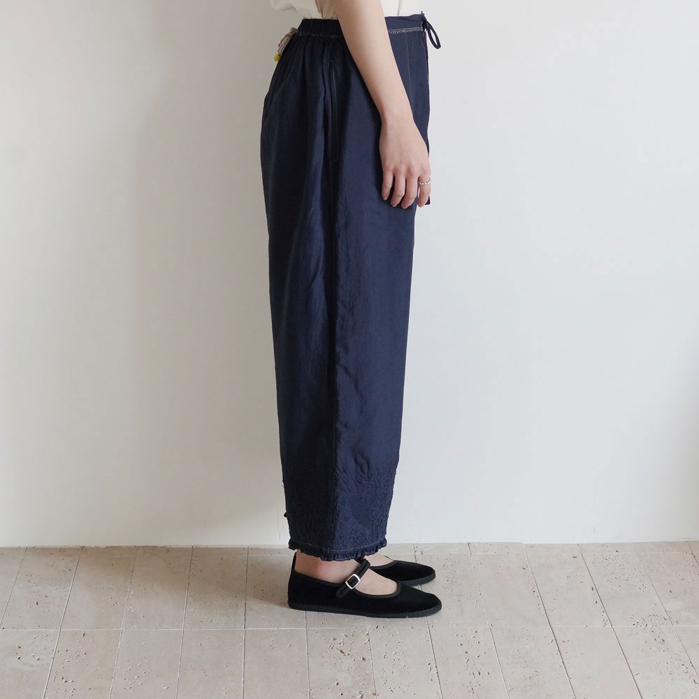 ��trip&things�����ۥ��󥸥� injiri��neel-77 wide ���륯�ɽ��磻�ɥѥ��(Navy)