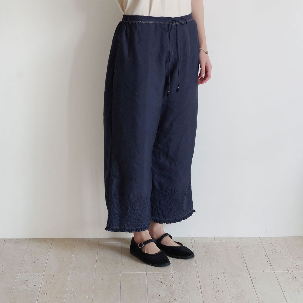 ��trip&things�����ۥ��󥸥� injiri��neel-77 wide ���륯�ɽ��磻�ɥѥ��(Navy)