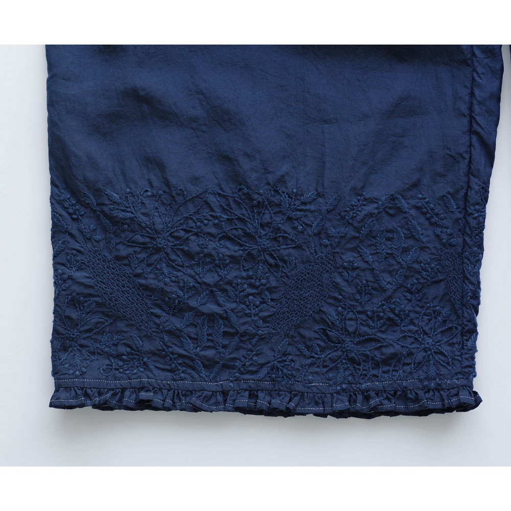 ��trip&things�����ۥ��󥸥� injiri��neel-77 wide ���륯�ɽ��磻�ɥѥ��(Navy)