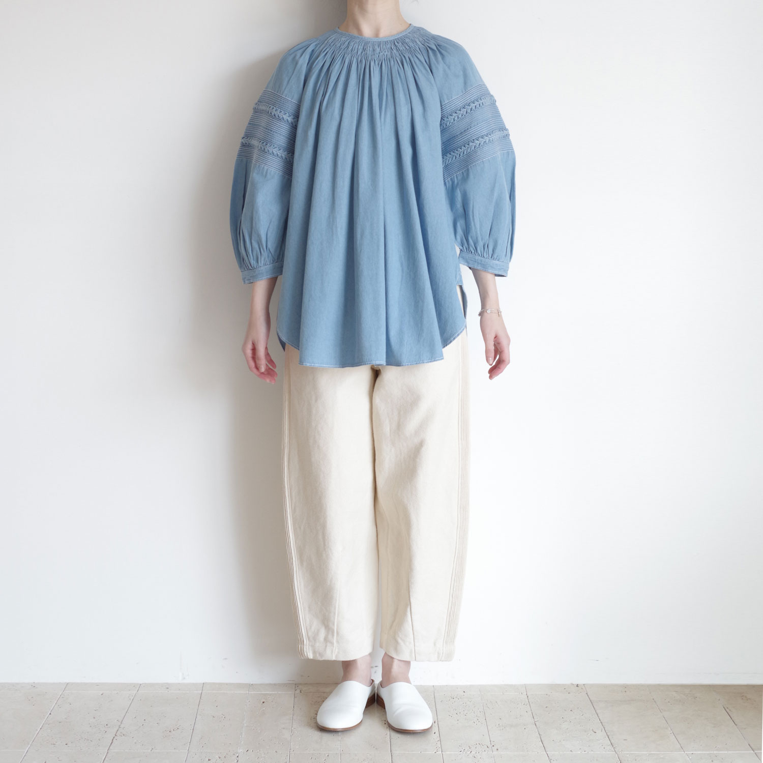 Pheeta �ե����� : Trinity blouse �ǥ˥८�㥶�����å��֥饦��