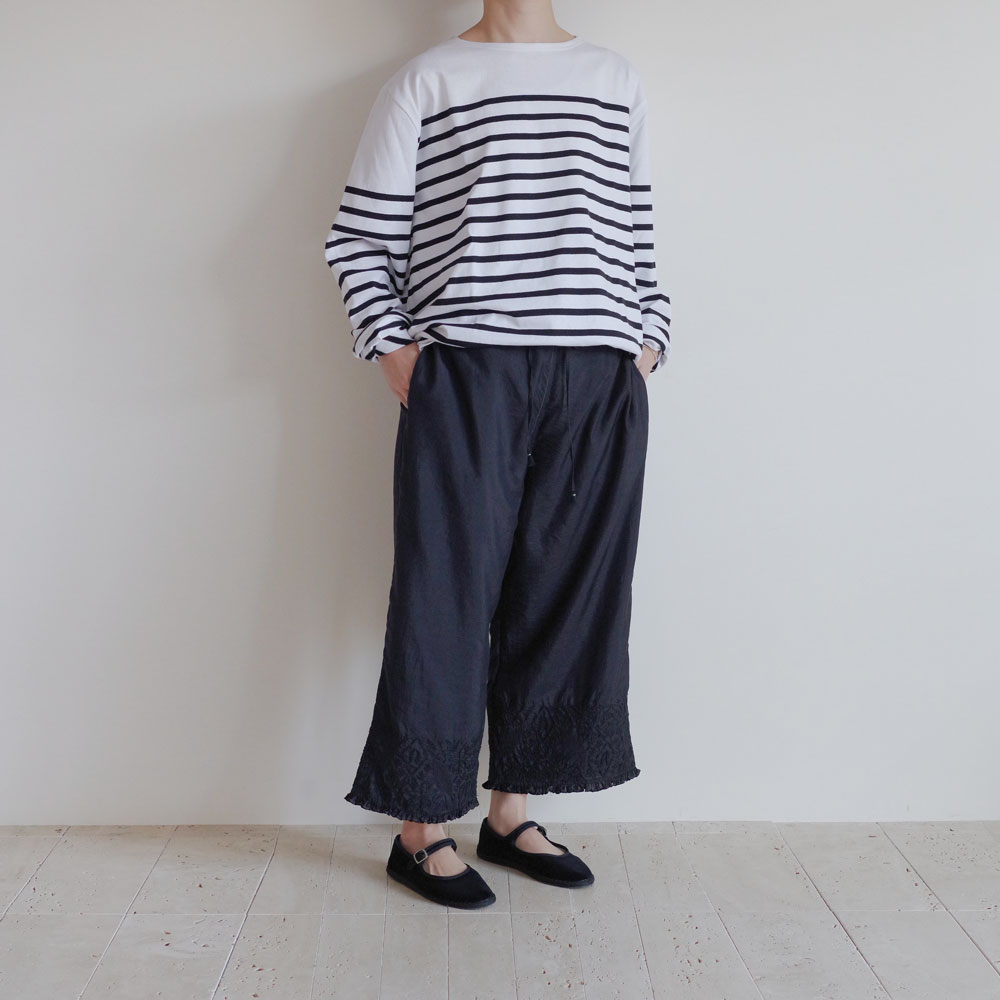 ��trip&things�����ۥ��󥸥� injiri��neel-77 wide ���륯�ɽ��磻�ɥѥ��(Black)